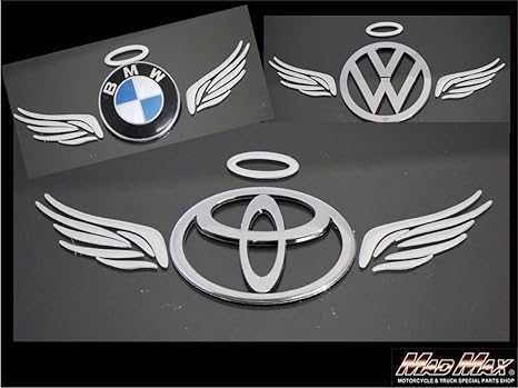 車 エンブレム 羽 B Kuruma