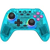 GameSir Nova Wireless Switch Pro Controller - Switch/Lite/OLED, Hall Effect Joysticks, RGB LED, Turbo, Programmable, Motion Control, Wake Up Function (Green)