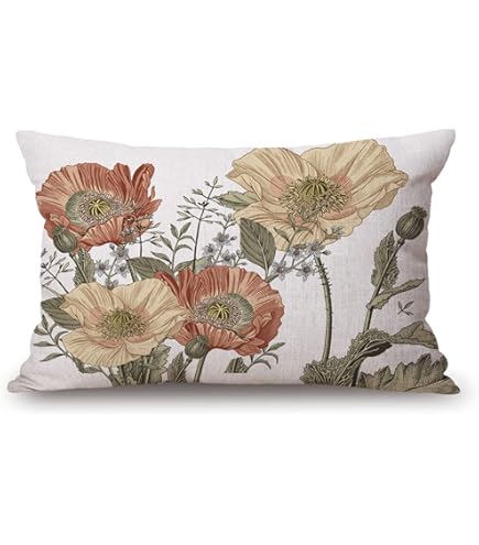 Ramirar - Funda De Almohada Decorativa Para El Hogar, Sala De Estar, Cama, Sofá De Algodón Y Lino, Color Amarillo Y Naranja, Color Amarillo