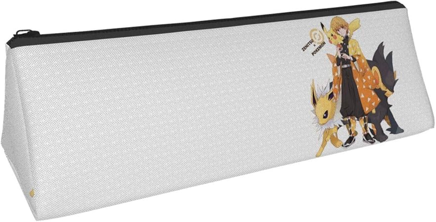 Amazon 鬼滅の刃 我妻善逸 ピカチュウ ポケモン 筆箱 ペンケース 小物入れ ふでばこ 三角 大容量 人気 おしゃれ シンプル オフィス 男の子 女の子 高校生 中学生 小学生 アニメ グッズ 雑貨 ペンケース 文房具 オフィス用品