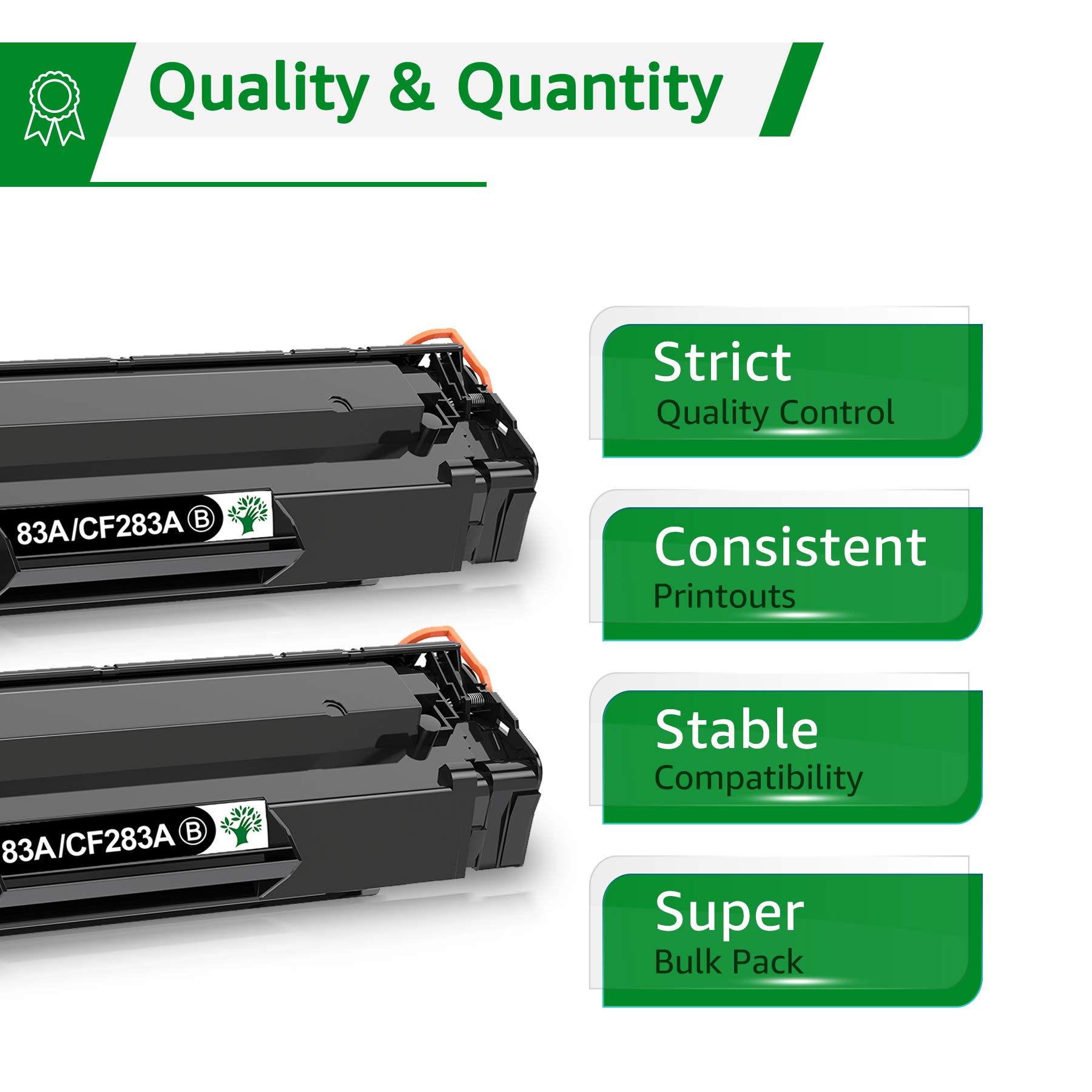 GREENSKY Compatible Toner Cartridge Replacement for HP 83A CF283A for HP  Pro MFP M201dw M125nw M127fw M127fn M225dw M225dn Printer(Black, 2 -Pack) -  Buy Online - 21291869