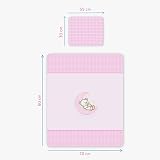 Baby Comfort Moon Pink 2 Piece Bedding Set 80x70 Duvet Cover & Pillowcase 12M+ view 4