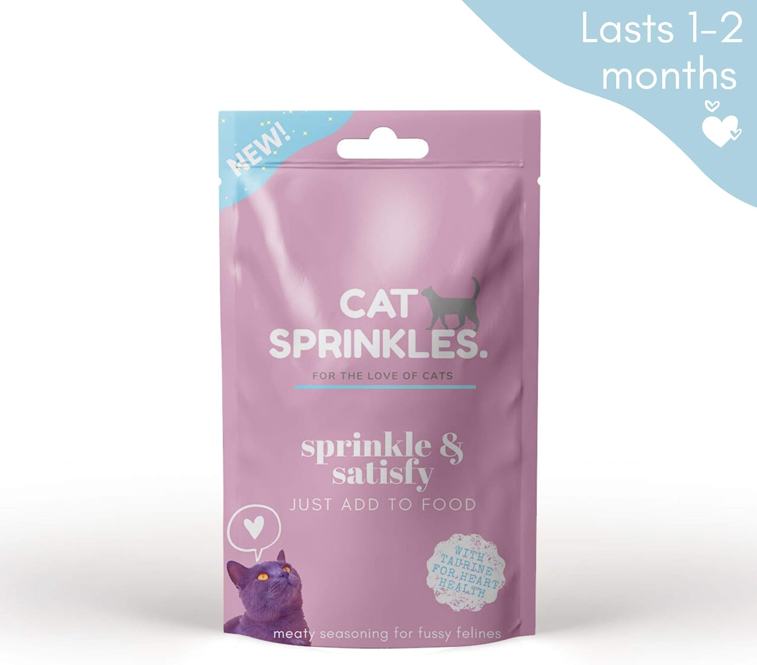 CatSprinkles the purrfect cat food topper to treat your fussy cat