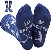Golf Socks, Golf Gifts for Men Christmas, Golf Accessories for Men, Funny Gifts for Golfers Boyfriend, One Size 8-13