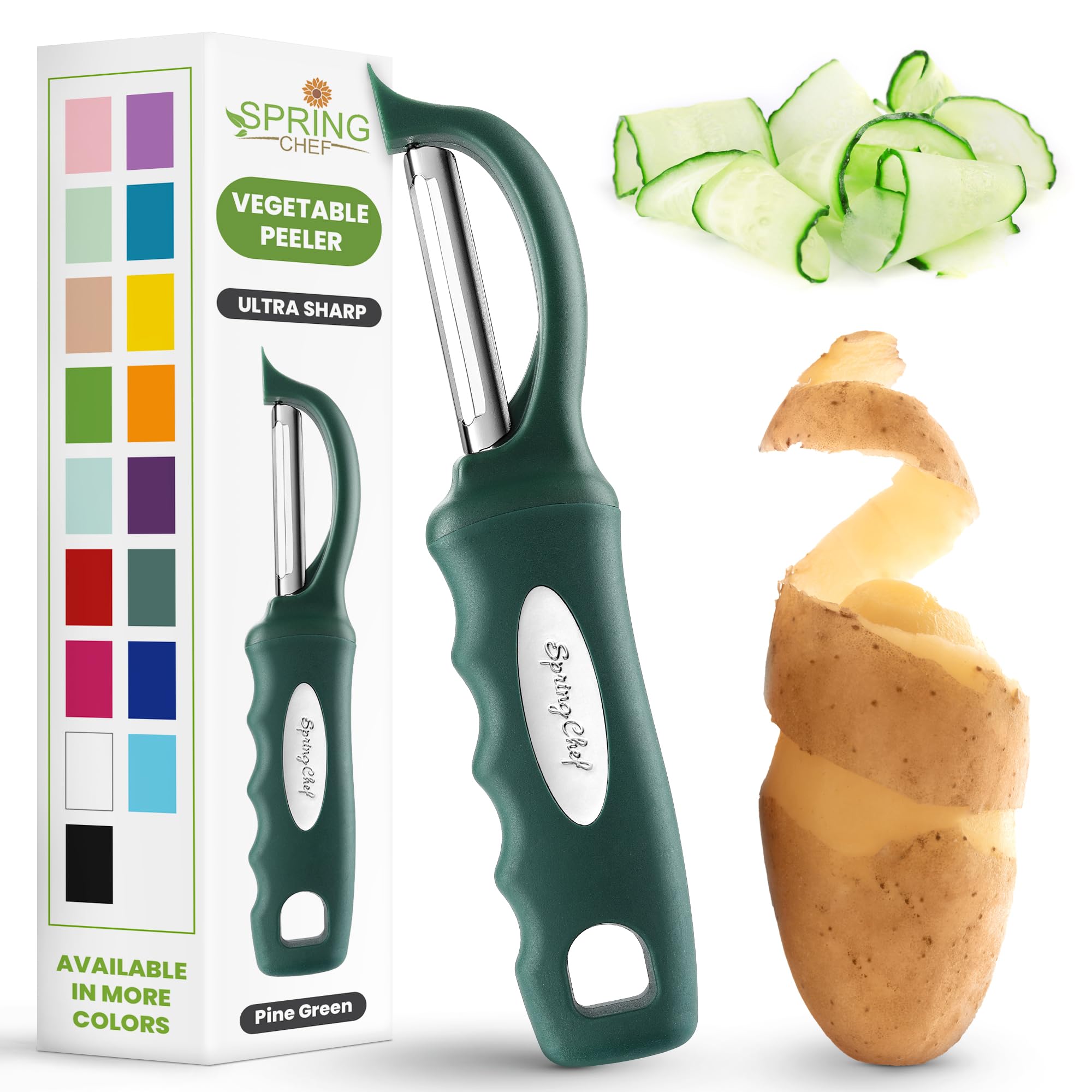 Spring Chef Professional Swivel Vegetable Peeler