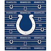 Pegasus Home Fashions Indianapolis Colts 60'' x 80'' Logo Stripe Flannel Fleece Blanket