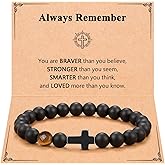 ORISPRE Cross Bracelet for Teen Boys Gifts 12 14 16 18 13 15 11 Year Old Boy Birthday Graduation Christmas Confirmation for Teenage Boy