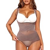 REDPAI Body Shaper Tummy Control Shapewear Bodysuit for Women Waist Trainer Butt Lift Faja Body Suit