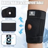 MAYKI Knee Support Brace with Patella Gel Pad Adjustable Straps view 5