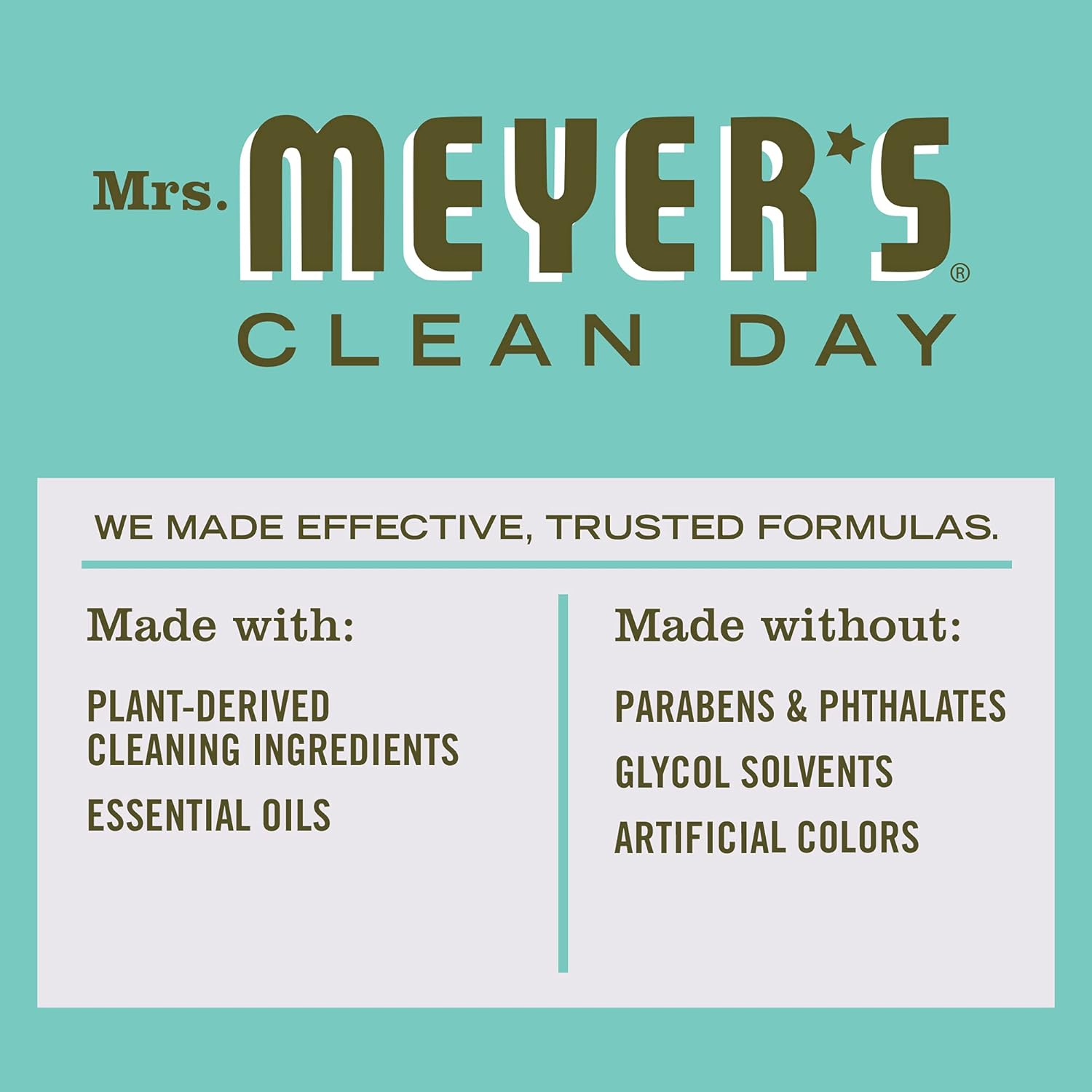 Mrs. Meyer’s Clean Day Multi-Surface Everyday Cleaner, Basil Scent, 16 ounce bottle (Pack of 3): Health & Personal Care