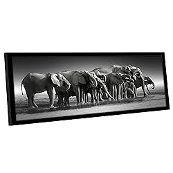Americanflat 10x30 Picture Frame in Black