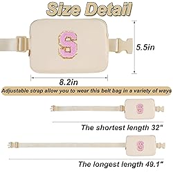 Uygafly Belt Bag Fanny Pack Crossbody Bags with