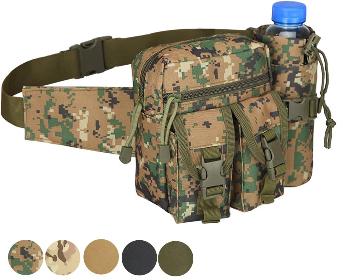 Hoanan Molle Pouches, Tactical Admin Pouch Compact EDC Utility Gadget Gear Pouch Military Carry Accessory Belt Hanging Waist Bag