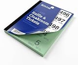 Silvine Cloakroom Raffle Tickets 1-500 Security Numbering Ref CRT500 view 3