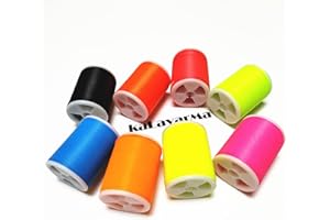 (8pcs*240yd) Kalavarma Rod Wrapping Thread for Fishing Rod Wrapping Thread Rod Building Repair