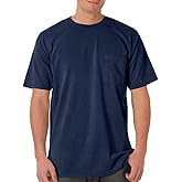 Comfort Colors Chouinard 6030 Adult Heavyweight Pocket Tee China Blue DirDye X-Large