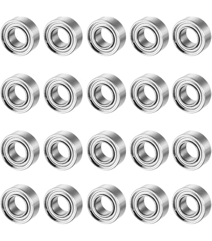 QUARKZMAN Roulements à Billes 6800ZZ - Lot De 8 Pièces - 10x19x5mm, Acier Carbone, Double Scellé - Pour Machines, Outils, Projets DIY