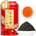 XIXICHA Lapsang Souchong Tea Chinese Tea Black Tea Loose Leaf Grade AAA ZhengShanXiaoZhong Wuyi Mountain Black Tea Rich Flower Aroma 正山小种 红茶 中国茶叶 4.6oz/130g