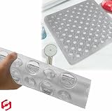 SUL Square Anti Slip Shower Mat Non Slip Drain Holes Suction Cups view 5