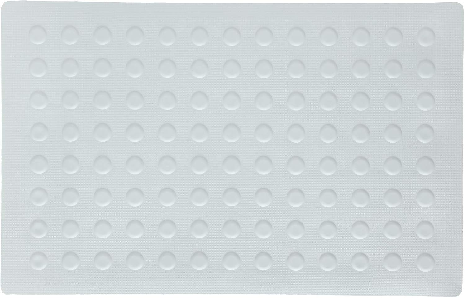 SlipX Solutions White Rubber Bath Safety Mat Provides Essential Coverage & Reliable Slip-Resistance in Tubs & Showers (14" x 22", 100+ Suction Cups, Machine Washable): Home & Kitchen