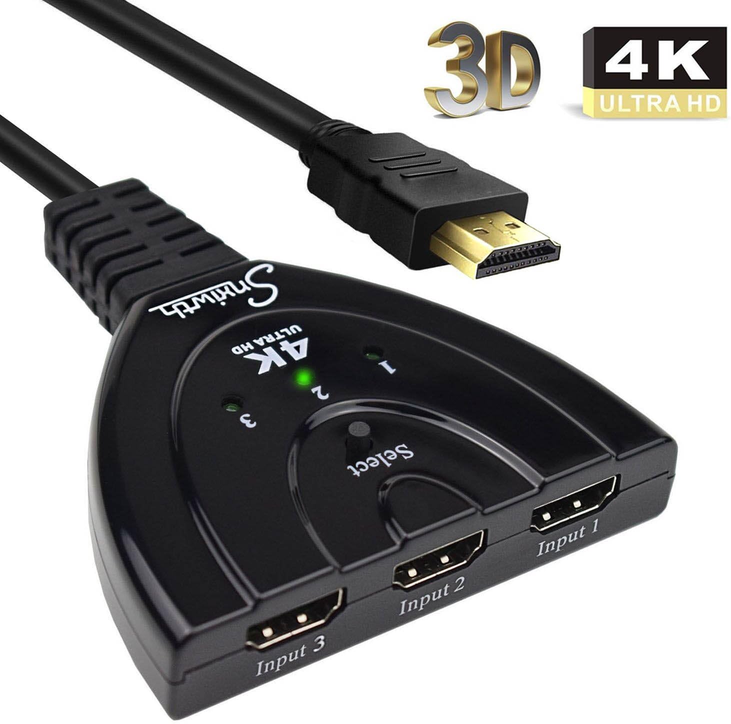HDMI Switch, Snxiwth HDMI Verteiler HDMI Switch: Amazon.de: Elektronik