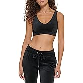DKNY Womens Scoop Neck Back Logo Bra Top