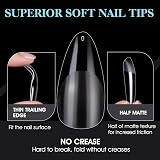 gelike ec Gel Tip Extensions Kit Medium Clear 552 PCS 12 Sizes 0-10 view 5