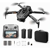 GPS Drones with 4K Camera for Adults EIS, 5G RC Drone with 4.5" HD Screen | GPS Follow &amp; Auto Return &amp; Obstacle Avoidance, Long Range Transmission, 3 Speed Adjustable, 60 Mins Flight Time, Under 249g