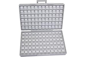 AideTek 0603 Size,Surface monnt Resistor SMD SMT 144 Values, 100pc/value 1% Sample Resistor Kit Distributed in Box-All Enclosure E96 Serial 0ohm to 1mohm Designer Kit Free Tweezers