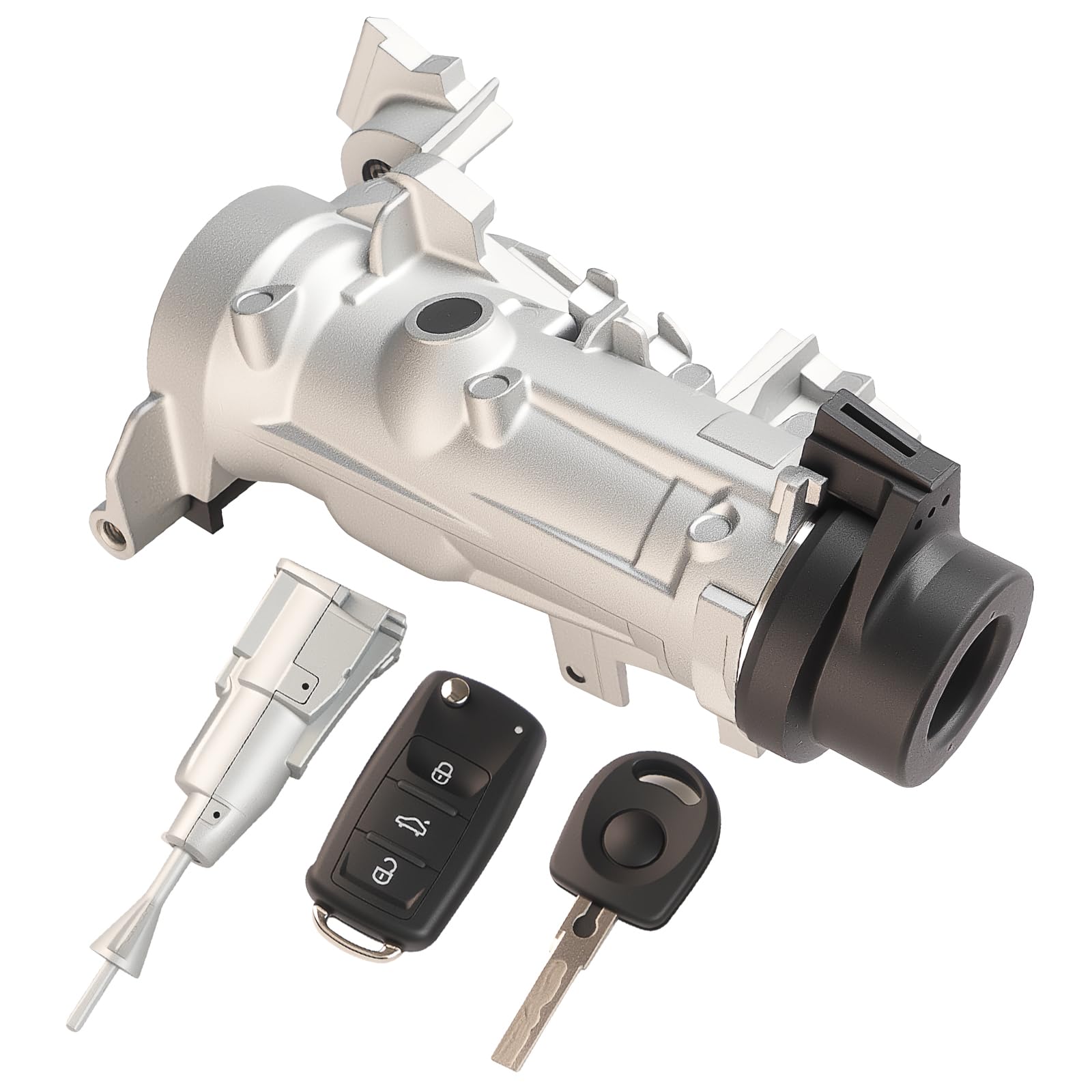 Photo 1 of 1K0905851B Ignition Switch Lock Cylinder Assembly, Intelligent Key?Fit for 2006-2018 VW Jetta, 2007-2011 Eos, 2004-2011 Golf, 2006-2009 Rabbit Replace#1K0905851B