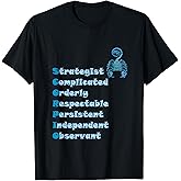 Scorpio Personality Astrology Zodiac Sign Horoscope Design T-Shirt