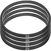 uxcell 4pcs A21 or 4L230 Classic Wrapped Rubber V-Belt, 21"(535mm) Inside Circumference, A Profile V Belt