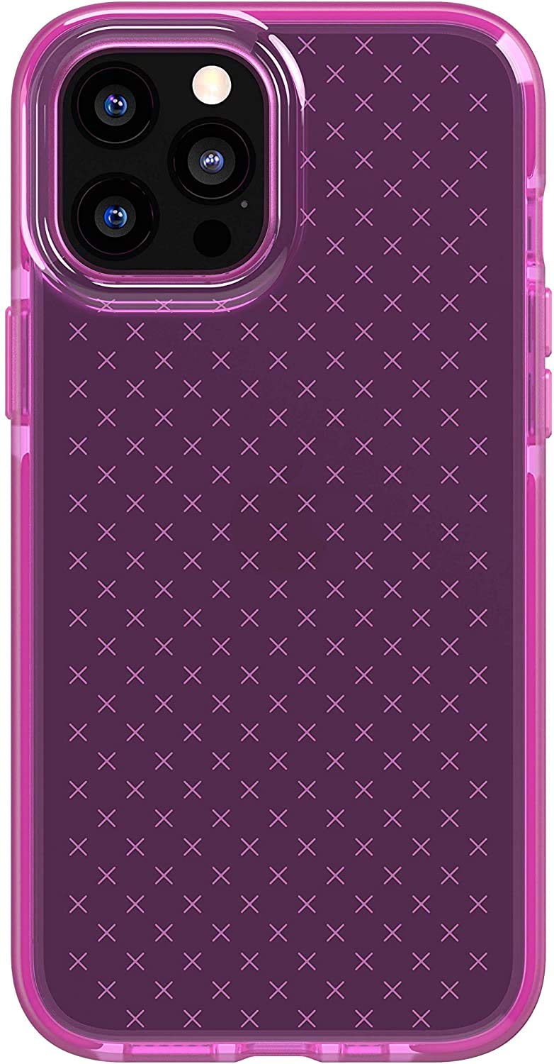 tech21 T21-8397 Evo Check for Apple iPhone 12 Pro Max 5G - Germ Fighting Antimicrobial Phone Case with 3 Meter Drop Protection, Mystical Fuchsia — image 1
