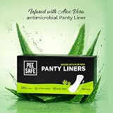 PEESAFE Panty Liner for Women Feel Fresh Aloe Vera 185mm 50 Liners view 2