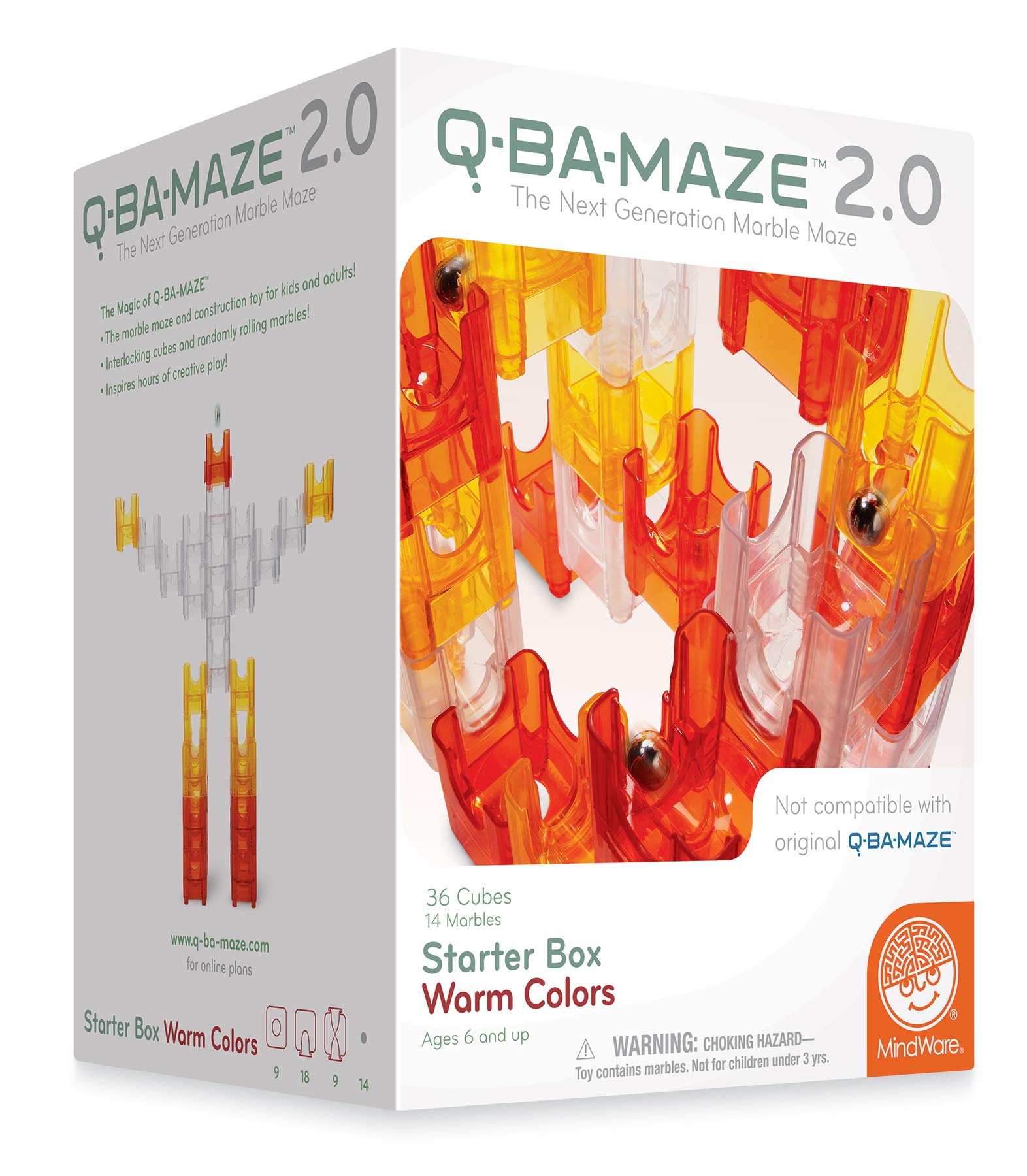 MindWare Q-Ba-Maze Warm Colors