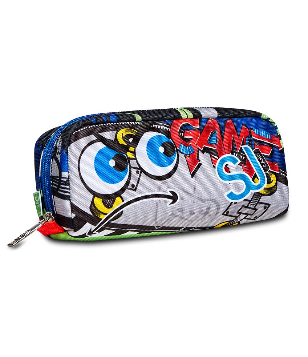 Sj Gang Face Pen Holder, Blue, School and Leisure