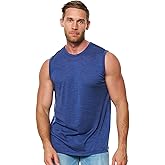 Merino Wool Tank Top Men - Active Merino Wool Undershirt Moisture Wicking Breathable Anti-Odor Lightweight Base Layer
