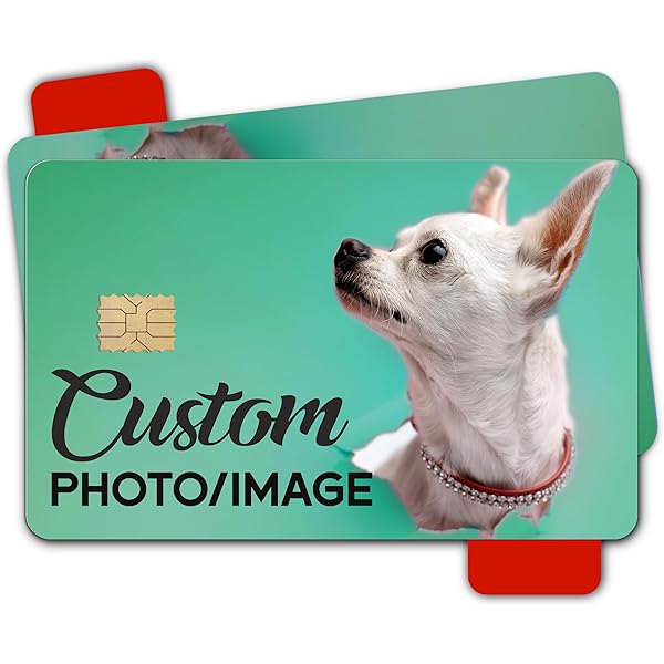 Amazon.com: Personalized Credit Card Skin Sticker - Vinyl Card Covers for  Debit Cards - Custom Debit Card Cover - Slim, Waterproof Bank Card Skin  Decal - Removable Debit Card Sticker : Clothing, Shoes & Jewelry