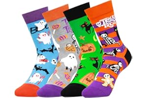 PanPacSight Kids Boys Girls Halloween Christmas Novelty Funny Socks Crazy Cotton Colorful Cute Stockings