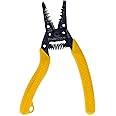 IDEAL Electrical 45-418 Premium Reflex T Stripper - 6-14 AWG solid, 8-16 AWG stranded, Wire Stripper, Plier Nose, Textured Grips