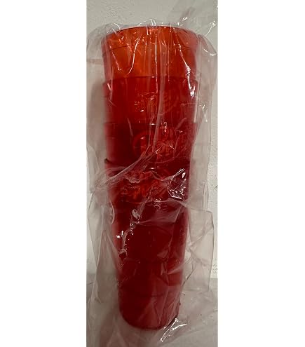 BRODYS 4er-Set Dr. Pepper Kunststoffbecher – 473 Ml, Rot, Für Partys & Sportevents