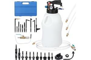 10L Pneumatic Transmission Fluid Pump Kit with 26PCS ATF Adapters, Automatic Oil Fluid Extractor Dispenser Transmission Fluid