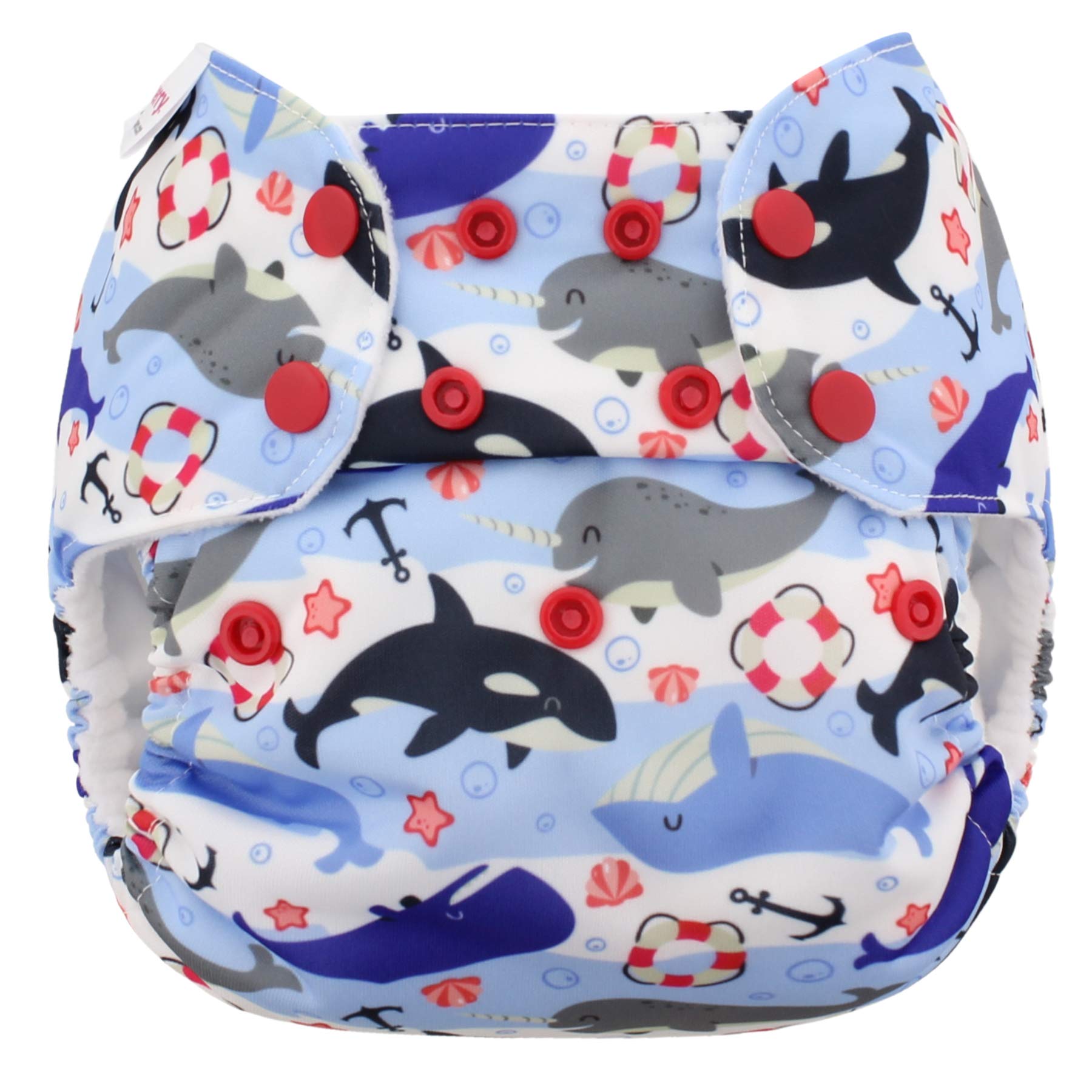 Blueberry One Size Simplex All in One Cloth Diapers, Made
