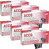 Acco Brands A7072050 Binder Clips, Medium, 72-Count