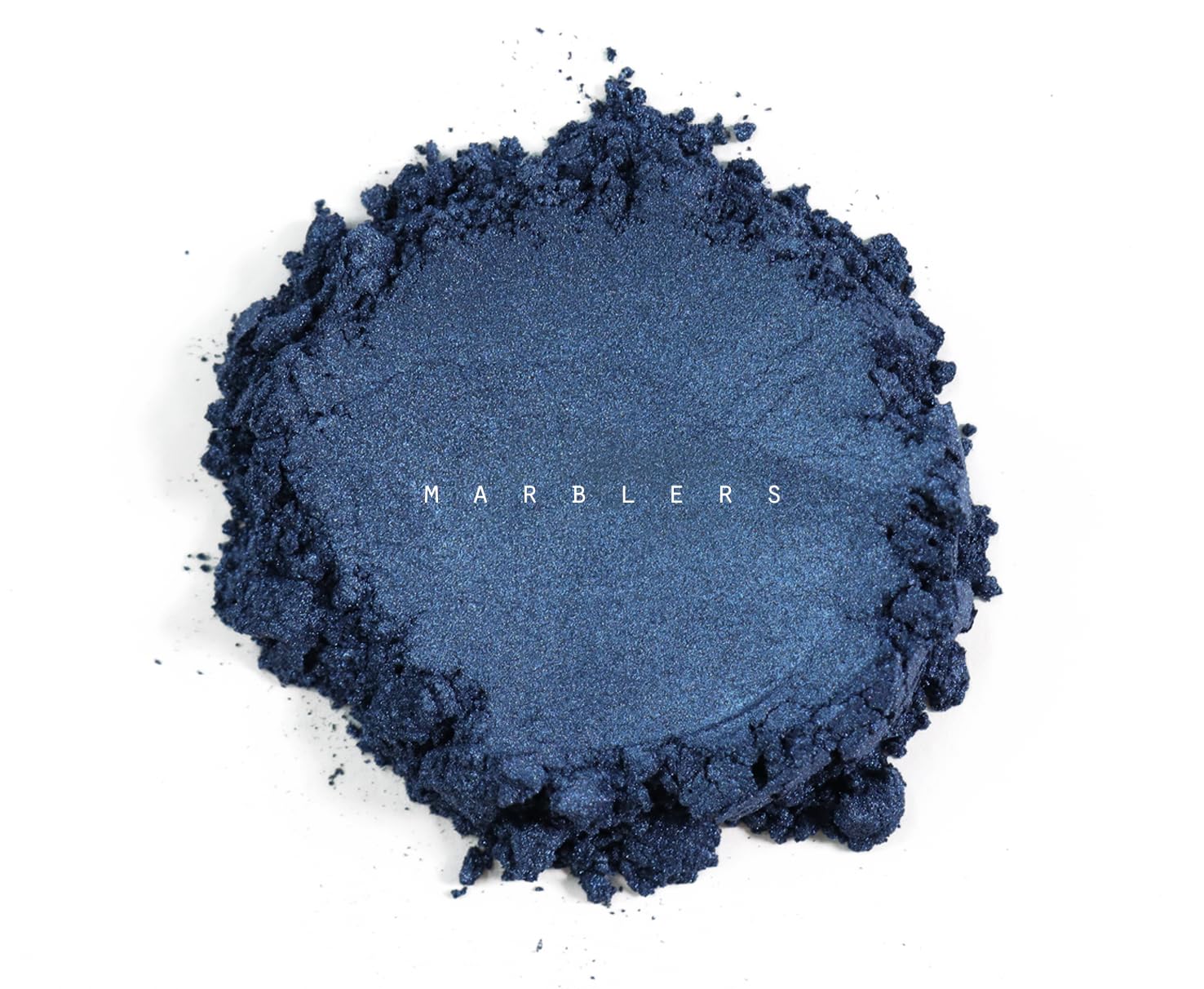 MARBLERS Blue Mica Powder Colorant [Fine Navy] 3oz (85g) | Cosmetic | Epoxy Resin Pigment | Dye | Non-Toxic, Vegan, Cruelty-Free | Lip Gloss, Nails, Body Butter | Bath Bomb, Candle & Soap Making