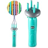 Cord Maker Portable Fringe Twister,Handheld Cording Maker Tool Needlepoint | Beginner-Friendly Fringe Twister, 5X Faster Than Hand Weaving, Ideal for Needlepoint, Tassels and Trims, Patent Pending