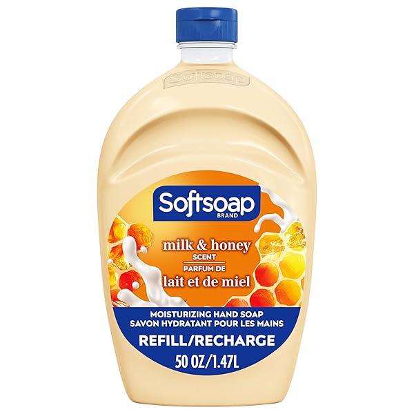 SOFTSOAP MILK & HONEY SCENTED, LIQUID HAND SOAP REFILL, 50 OUNCE