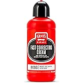 Griot's Garage BOSS Fast Correcting Cream for Car Polishing and Detailing, Swirl, Scratch Remover for Vehicles, 16oz