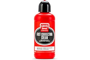Griot's Garage BOSS Fast Correcting Cream for Car Polishing and Detailing, Swirl, Scratch Remover for Vehicles, 16oz