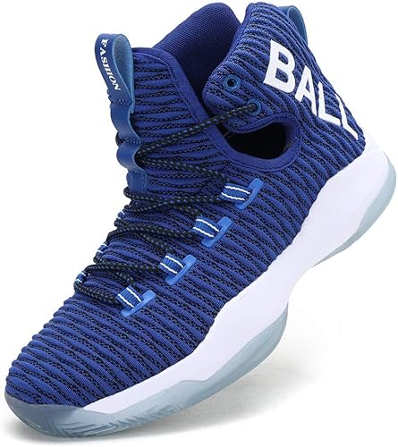 Amazon Vitike バスケットシューズ メンズ 防水 防滑 スポーツシューズ ジュニア ランニングシューズ レースアップ スニーカー 運動会 軽量 通気 運動靴 ジョギングシューズ カジュアル 通学 通勤 バスケットボール